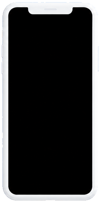 Deuxième téléphone blanc avec un écran noir vide.